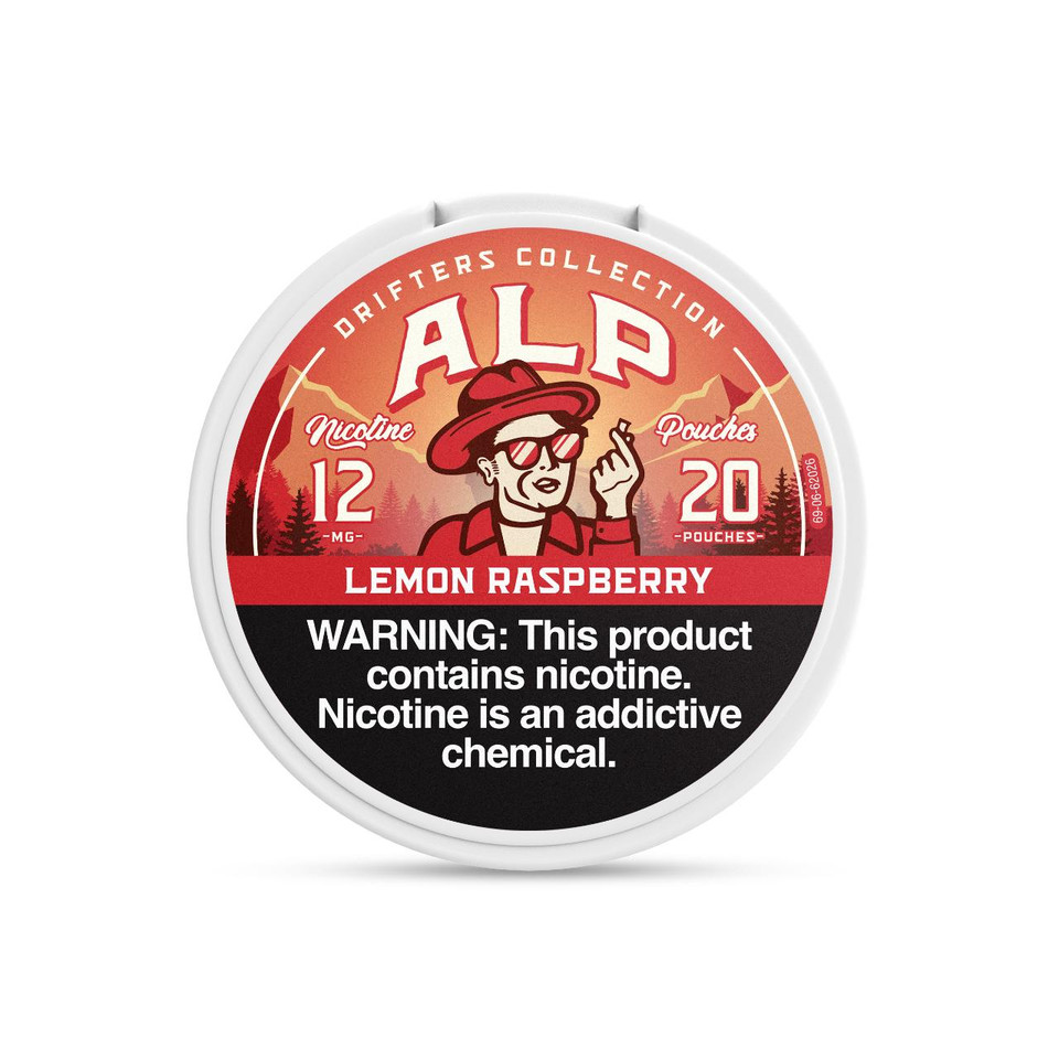 ALP Drifters Nicotine Pouches - 5PK Lemon Raspberry