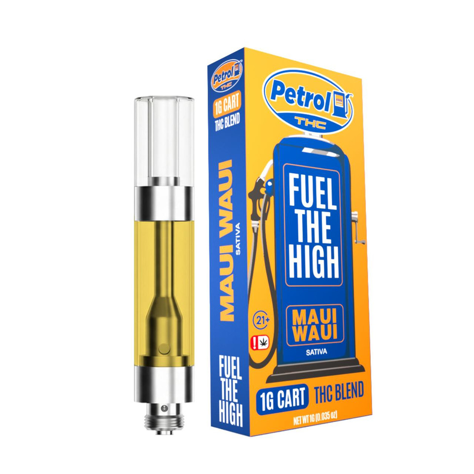 Petrol THC Blend Cartridges 1G Maui Waui Sativa