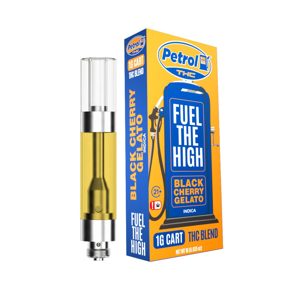 Petrol THC Blend Cartridges 1G Black Cherry Gelato Indica