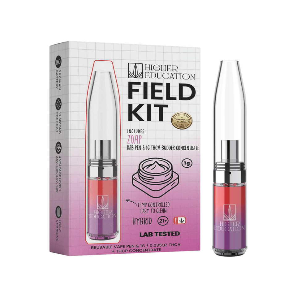 Higher Education Field Kit Vape Pen & Budder 1G Zoap Hybrid