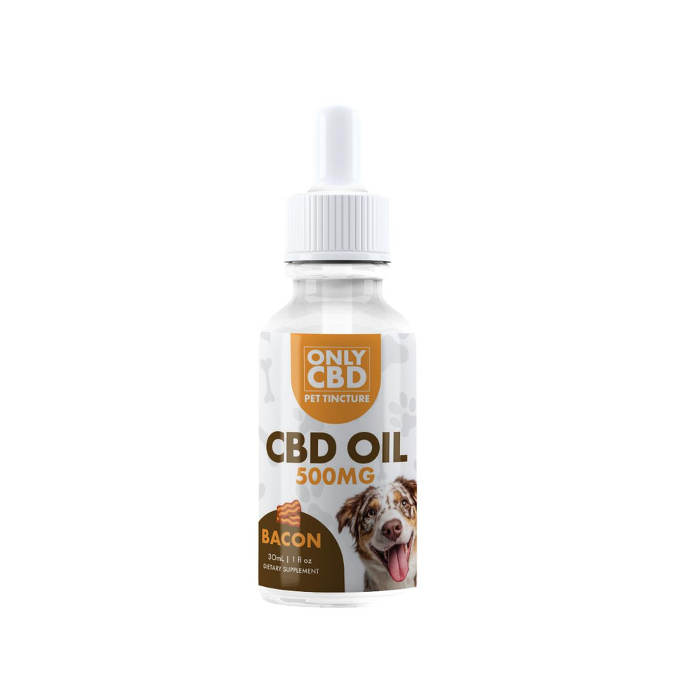 Only CBD Pets Tinctures 500MG Bacon
