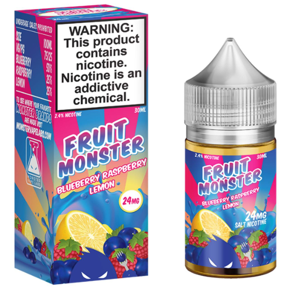 Fruit Monster Blueberry Raspberry Lemon Salt 30ml E-Juice