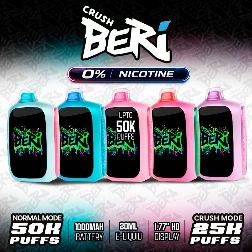  Beri Crush Zero Nicotine Disposable (50000 Puffs)