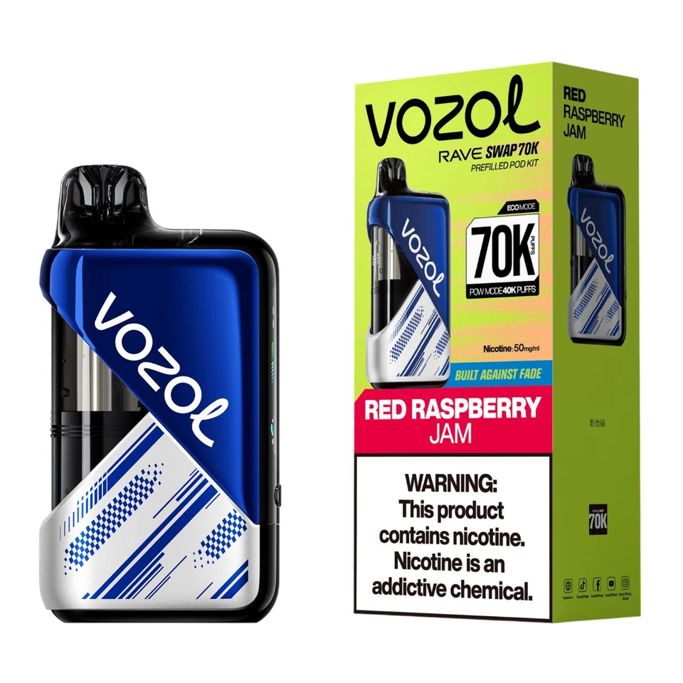 ozol Rave Swap 70K Puff Disposable Red Raspberry Jam