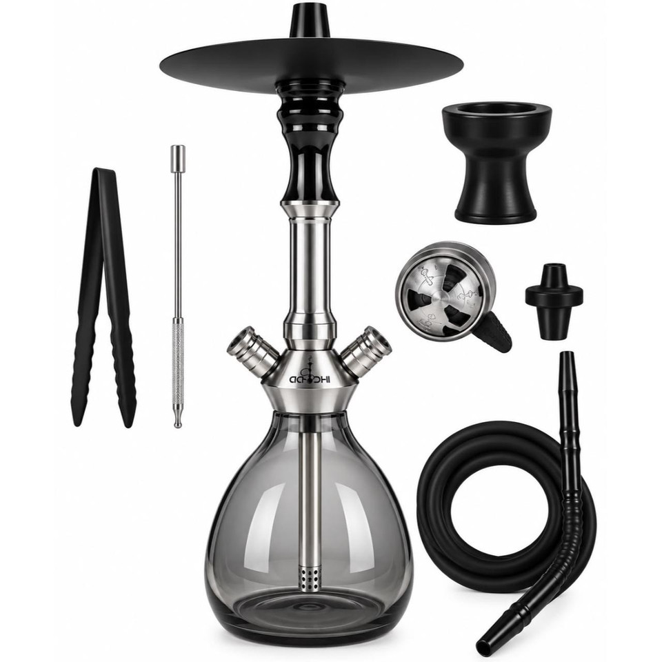 Aadhi Special Edition Rose Hookah Kit Silver