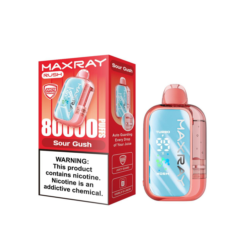 MAXRAY RUSH 80K Puff Disposable Sour Gush