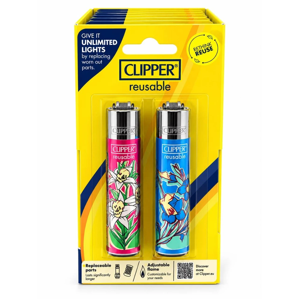 Clippers Assorted Lighters 2CT