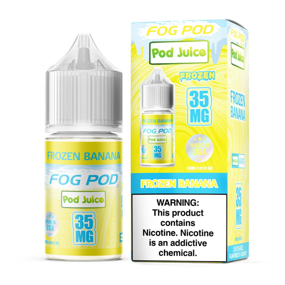 Fog Pod X Pod Juice Frozen Banana Salt 30ml E-Juice 35mg