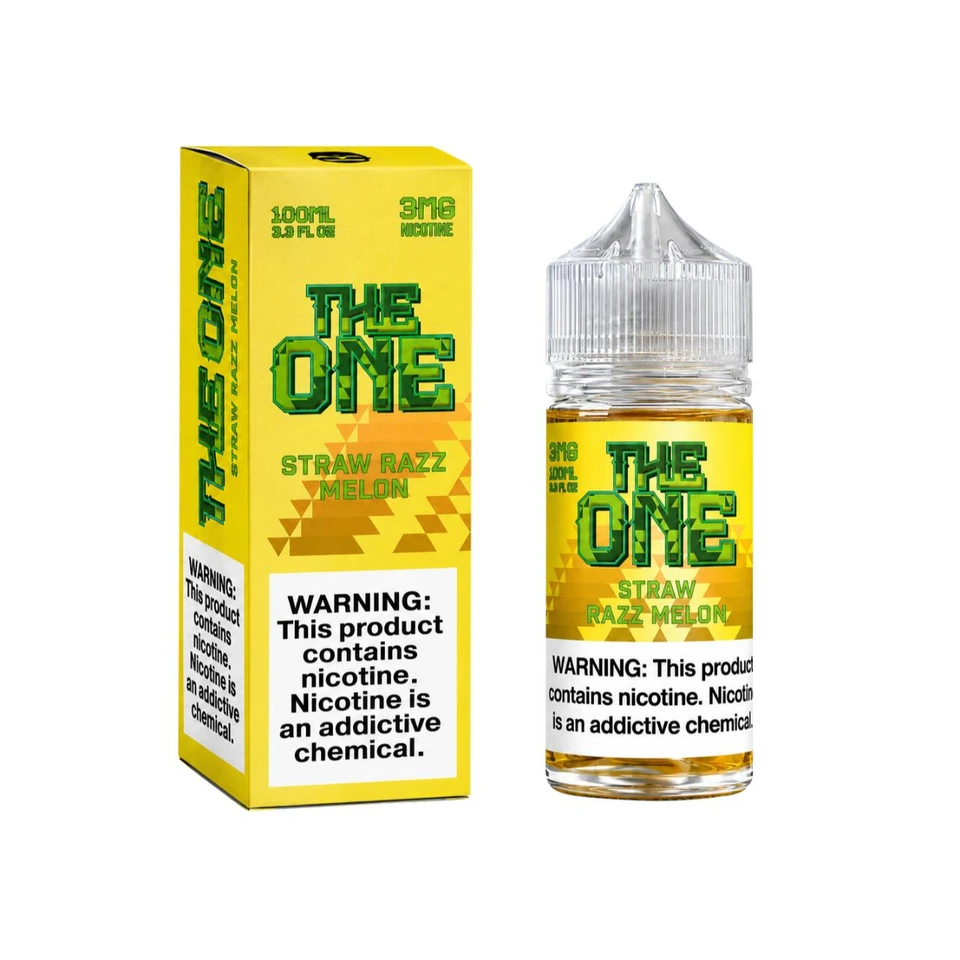 The One Straw Razz Melon 100ml E-Juice 3mg
