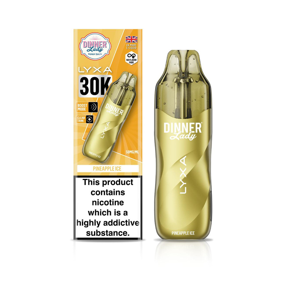 Dinner Lady LYXA 30K Puff Disposable Pineapple Ice