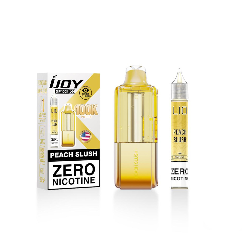 IJoy XP100K 15ml Bottle Zero Nicotine Pre-filled Replacement Pod – 1PK PEACH SLUSH