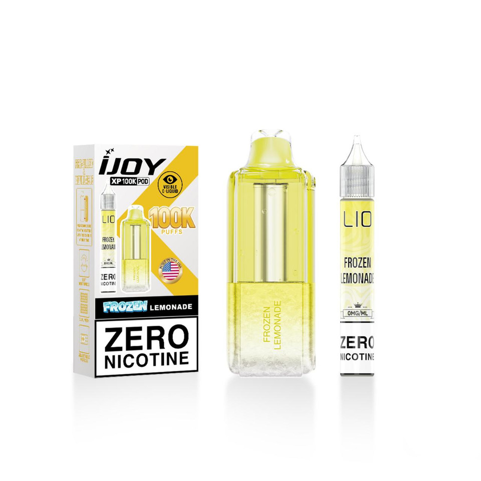 IJoy XP100K 15ml Bottle Zero Nicotine Pre-filled Replacement Pod – 1PK FROZEN LEMONADE