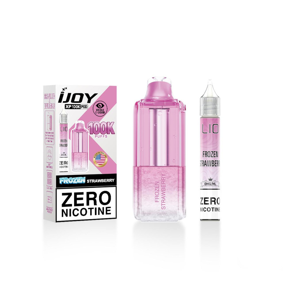 IJoy XP100K 15ml Bottle Zero Nicotine Pre-filled Replacement Pod – 1PK FROZEN Strawberry