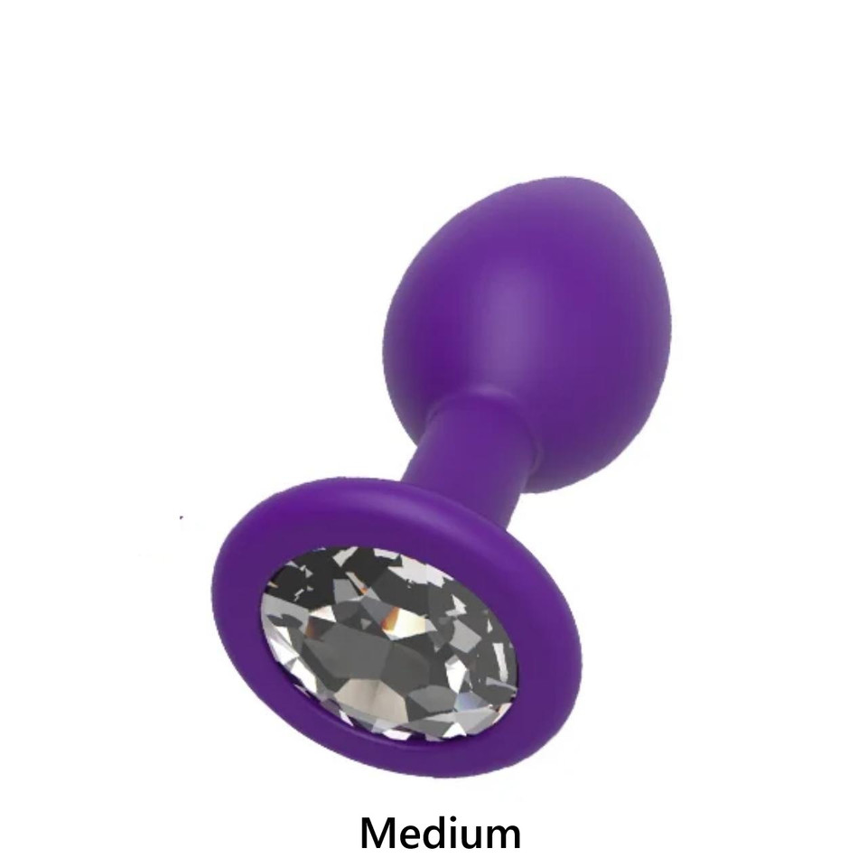 The Pleasure Company Sparkle Gem Anal Plug Medium