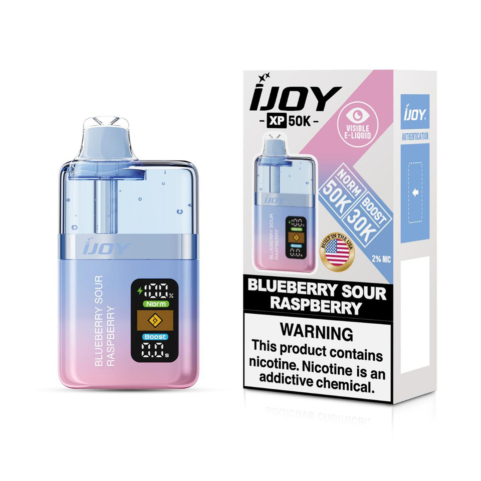 IJoy XP50000 Puff 20MG Disposable BLUEBERRY SOUR RASPBERRY