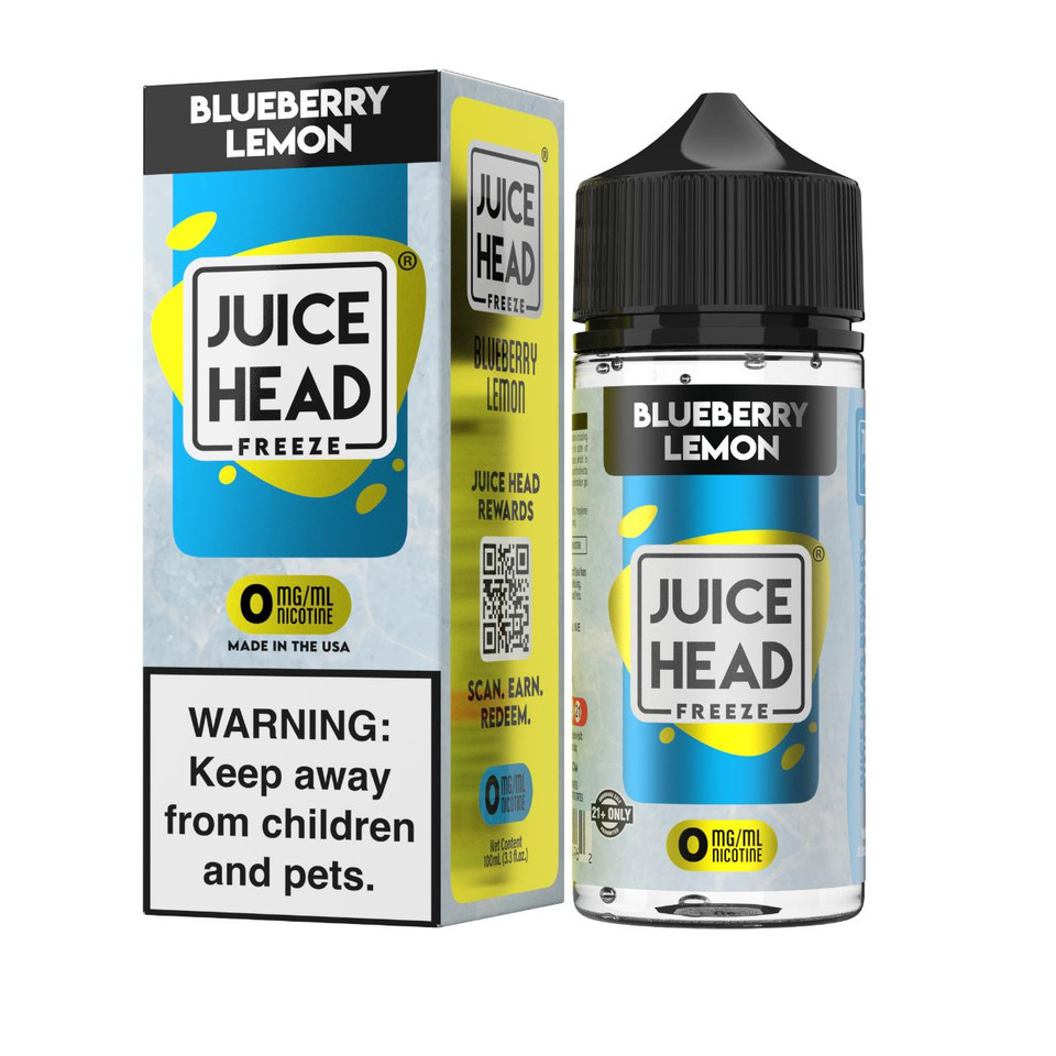 Juice Head Freeze Blueberry Lemon 100ml E-Juice 0mg