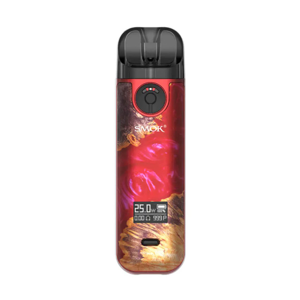 SMOK NOVO 4 Pod Kit-Red Stabilizing Wood