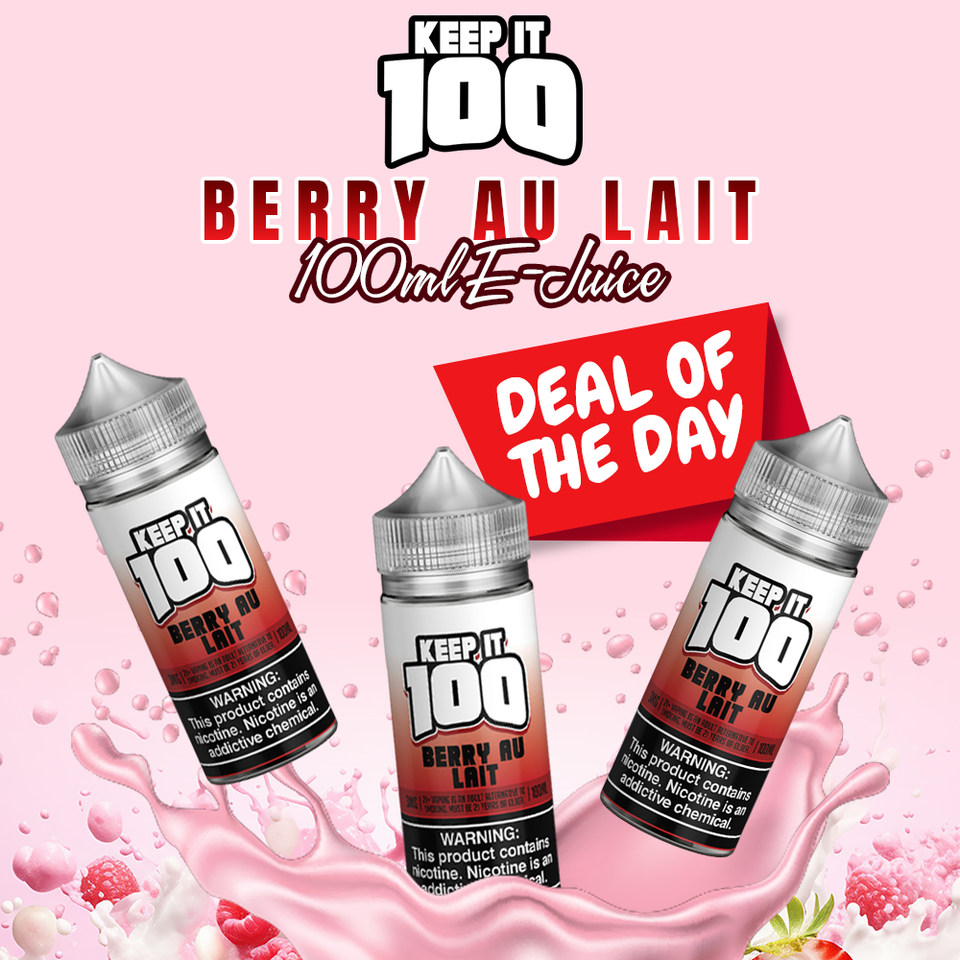 Keep it 100 Berry Au Lait 100ml E-Juice