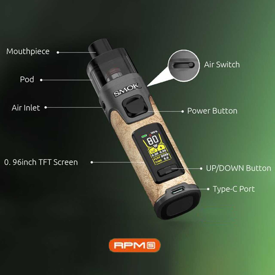 SMOK RPM 5 Kit – Powerful & Stylish Vape Online | ECigMafia