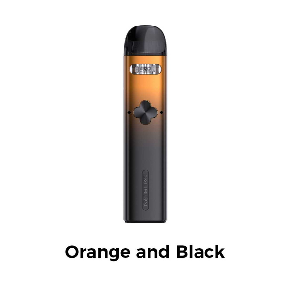 Uwell Caliburn Explorer Pod Kit Orange-and-Black