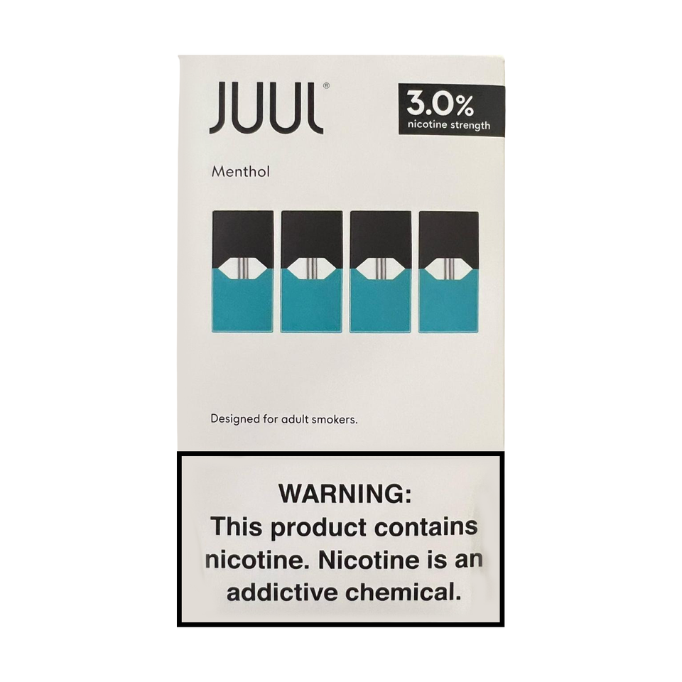 JUUL Menthol Pods Pack of 4 3% - 30 MG