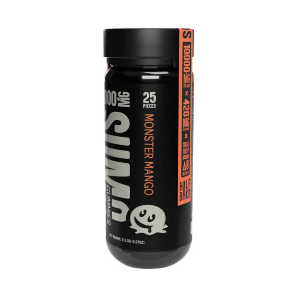 Half Bakd Sumo Blend THC A Gummies 10000MG Monster Mango