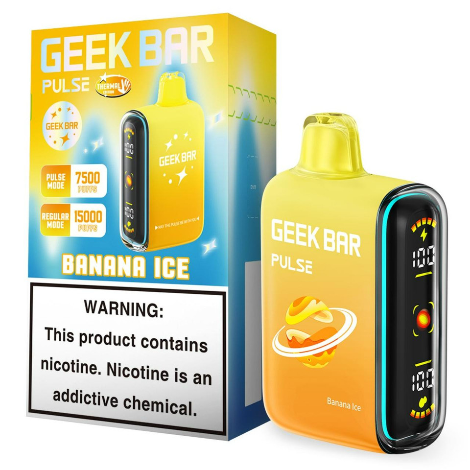 Geek Vape Pulse 15,000 Puff Disposable Banana Ice - Thermal Edition