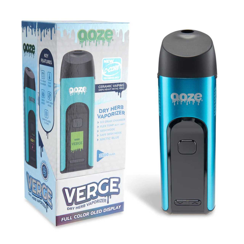 OOZE Verge Dry Herb Vaporizer Sapphire Blue
