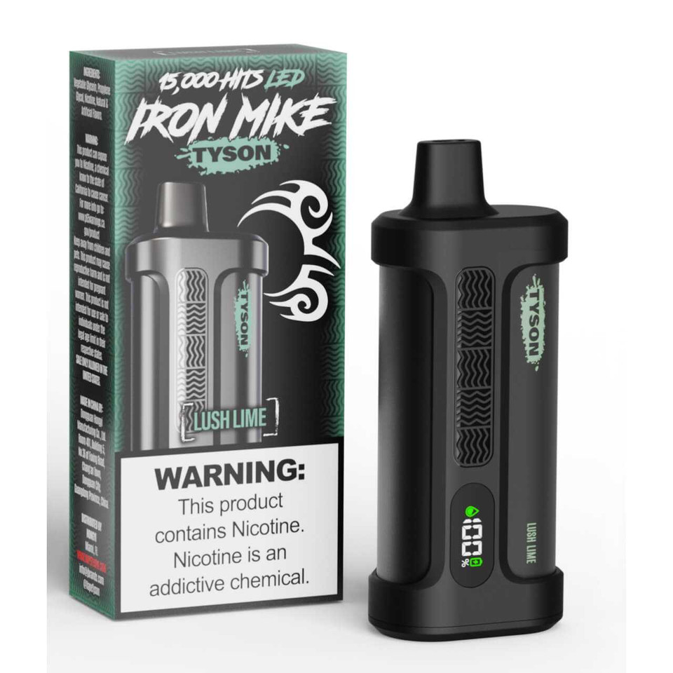 Iron Mike Tyson 15000 Puff Disposable LUSH LIME