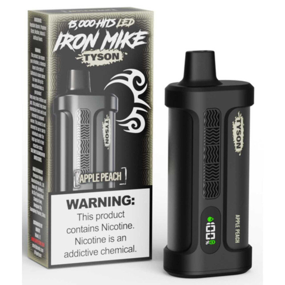 Iron Mike Tyson 15000 Puff Disposable Apple Peach