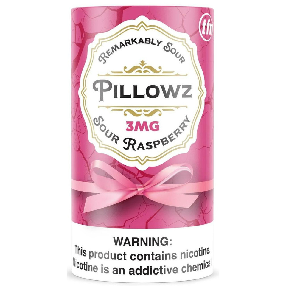 Pillowz TFN Pouches - 5PK Sour Raspberry - 3MG
