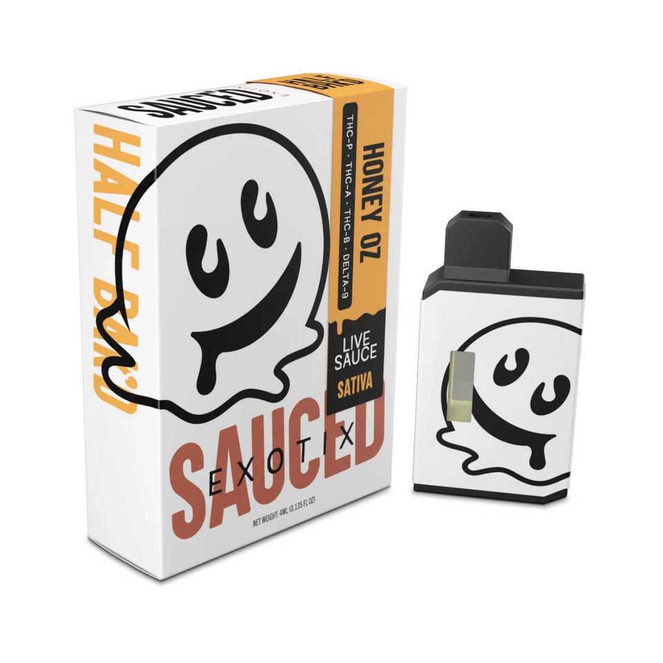 Half Bak'd Sauce'D Exotix THC-P Disposable - 4G Honey OZ