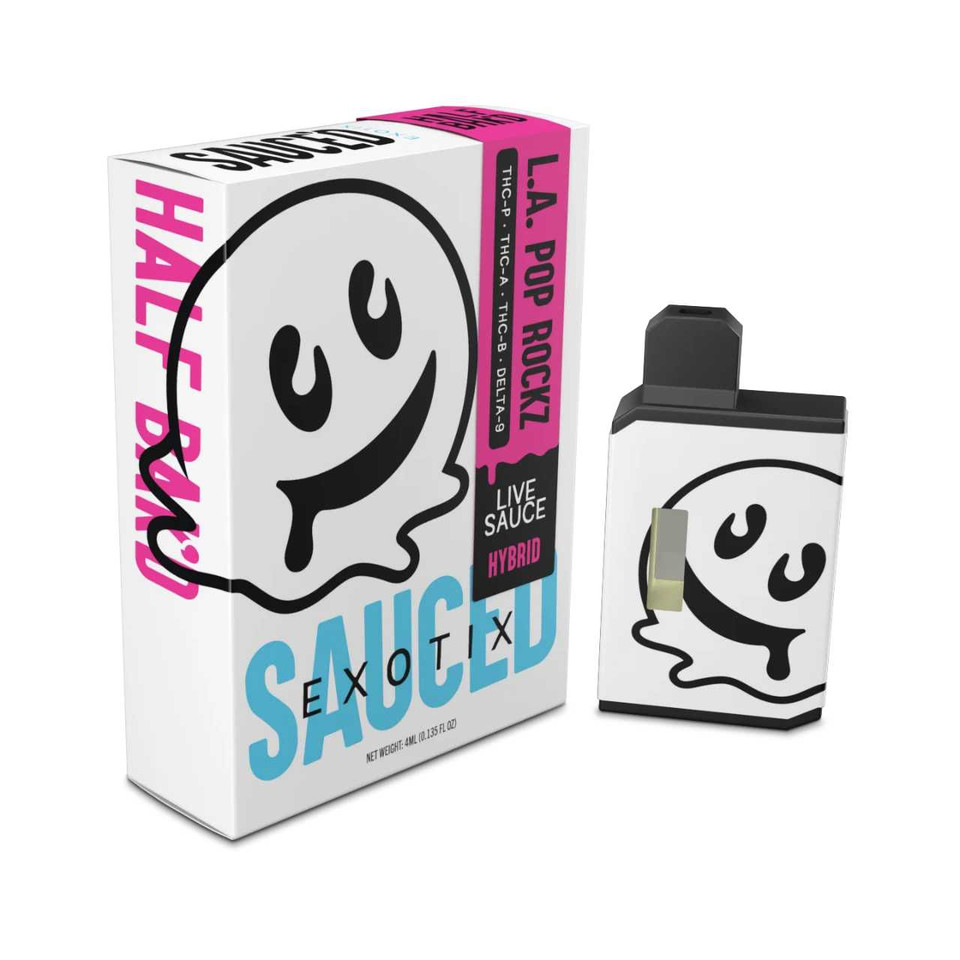 Half Bak'd Sauce'D Exotix THC-P Disposable - 4G LA Pop Rockz