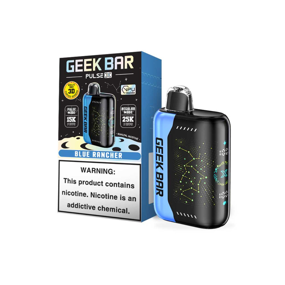 Geek Vape Pulse X 25000 Puff Disposable box Blue Rancher