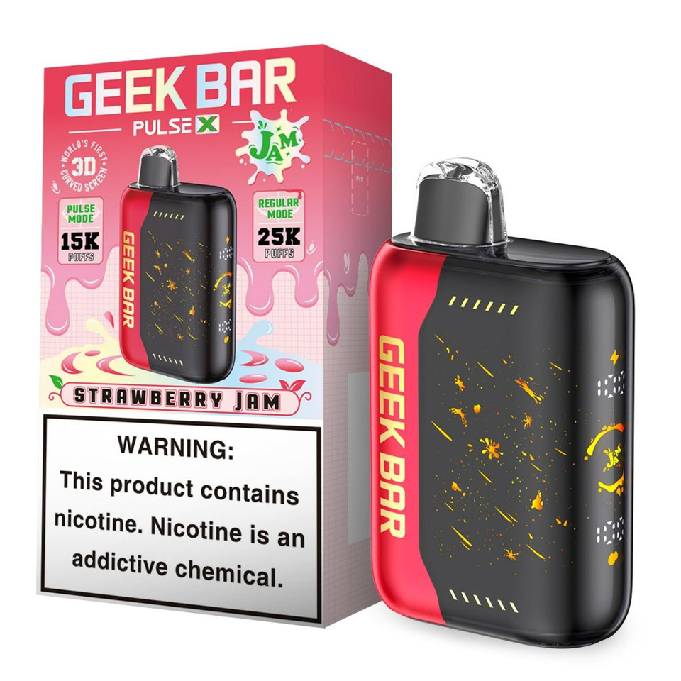 Geek Vape Pulse X 25000 Puff Disposable Jam Edition - Strawberry Jam