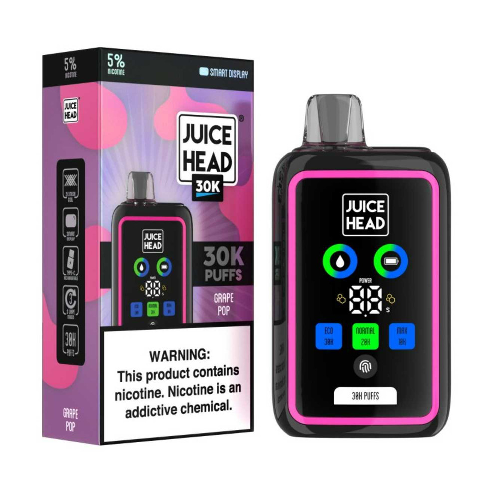 Juice Head 30K 30000 Puff Disposable Grape Pop