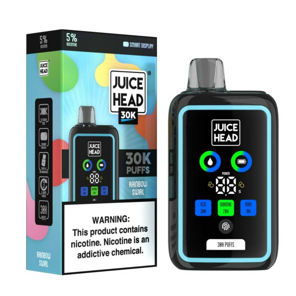 Juice Head 30K 30000 Puff Disposable Rainbow Swirl