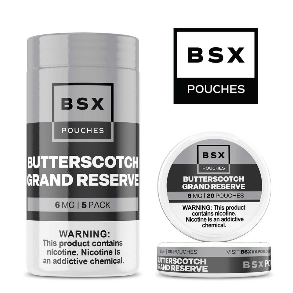 Glas BSX Nicotine Pouches - 1PK Butterscotch Grand Reserve