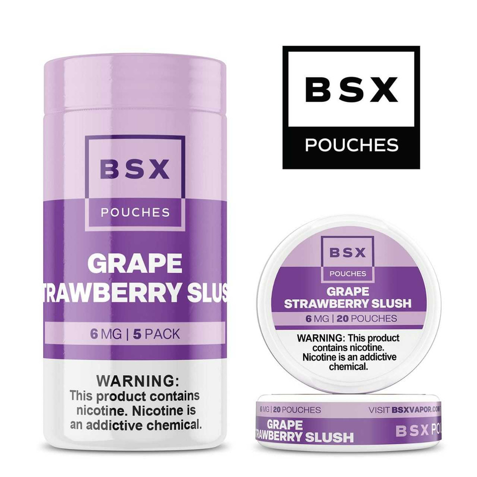 Glas BSX Nicotine Pouches - 1PK Grape Strawberry Slush