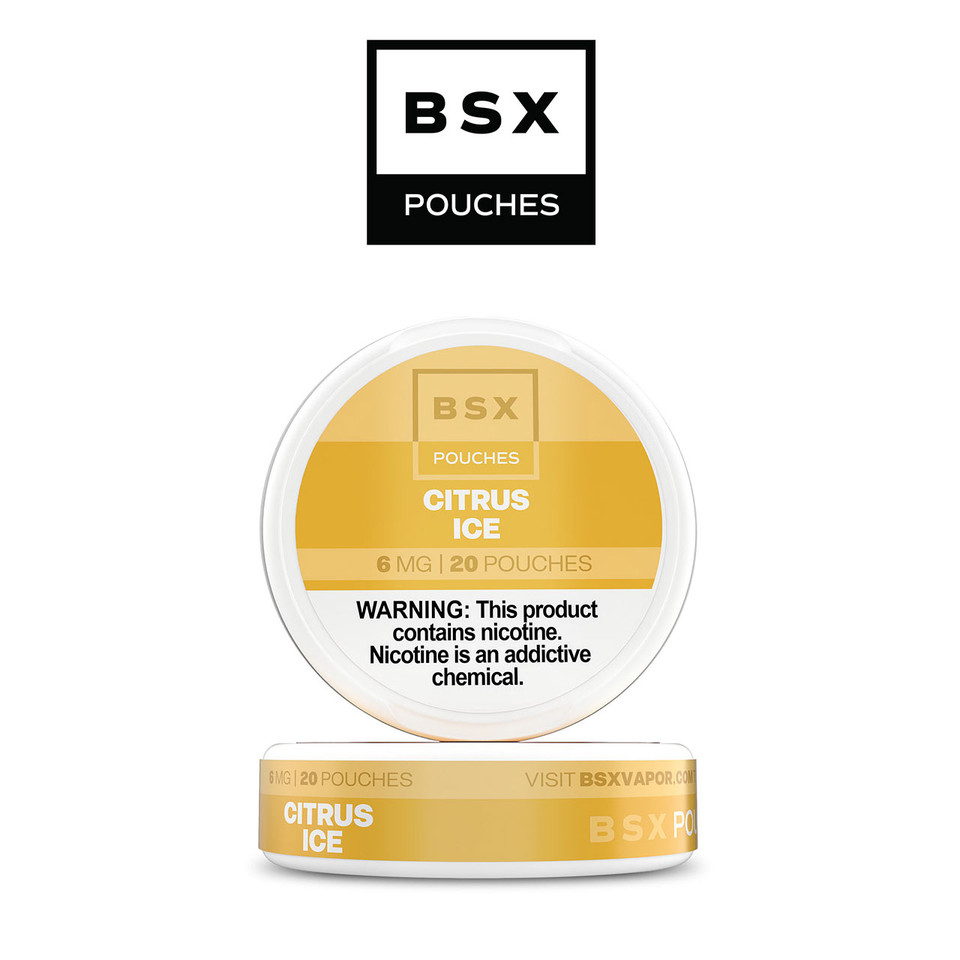 BSX Nicotine Pouches - 1PK Citrus Ice 6MG