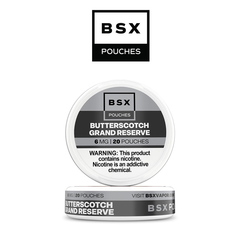 BSX Nicotine Pouches - 1PK Butterscotch Grand Reserve 6MG