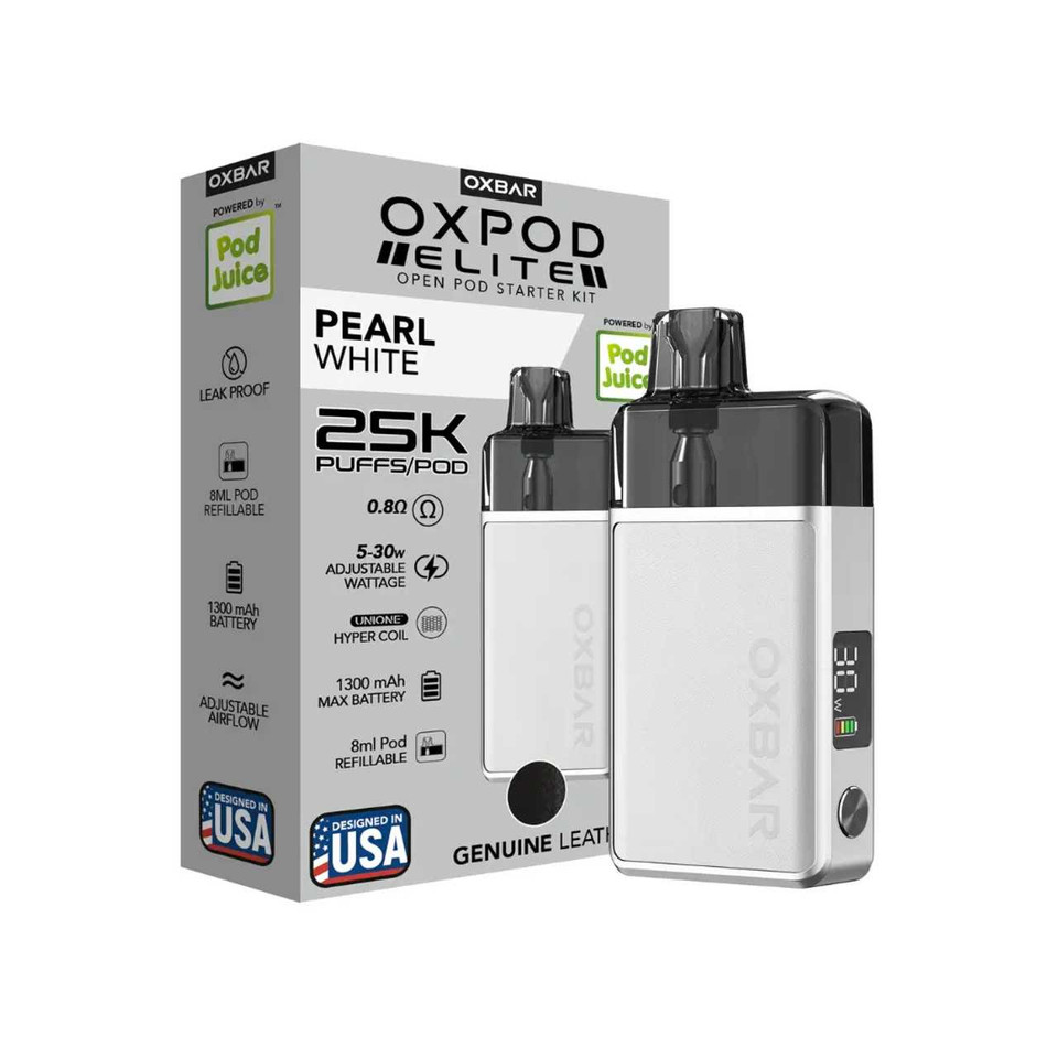 OXBAR x Pod Juice OXPOD Elite Pod Kit Pearl White