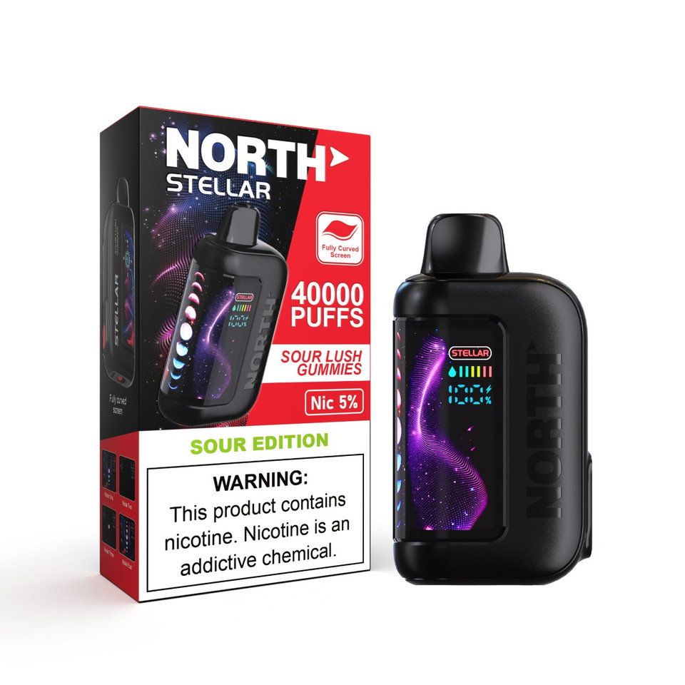 North Stellar Dark Moon Edition 40K Disposable Sour Lush Gummies