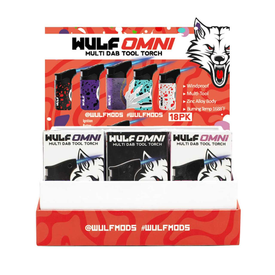 Wulf Mods Omni Dab Tool Torch Assorted Colors - 18PK