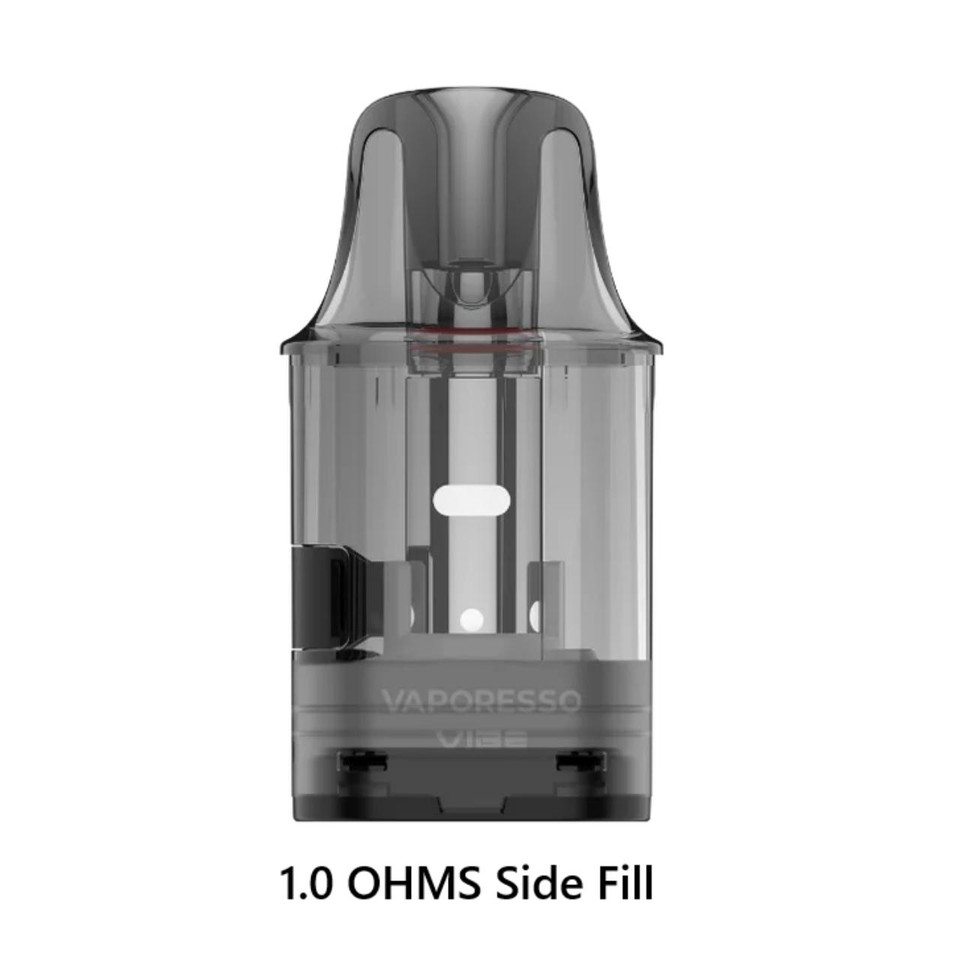 Vaporesso Vibe Dual Mesh Replacement Pod Cartridge - 2PK 1.0 OHMS Side Fill