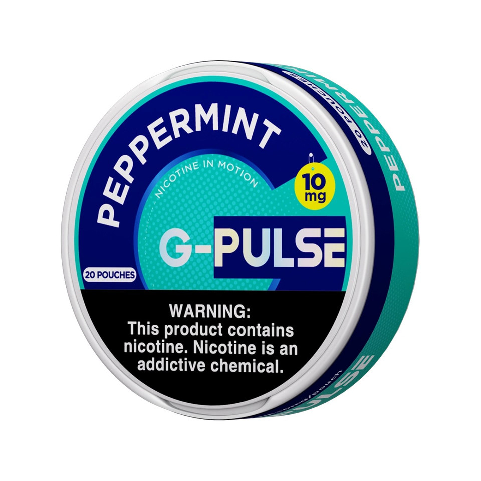 G-Pulse Nicotine Pouches - 5PK Peppermint - 10MG