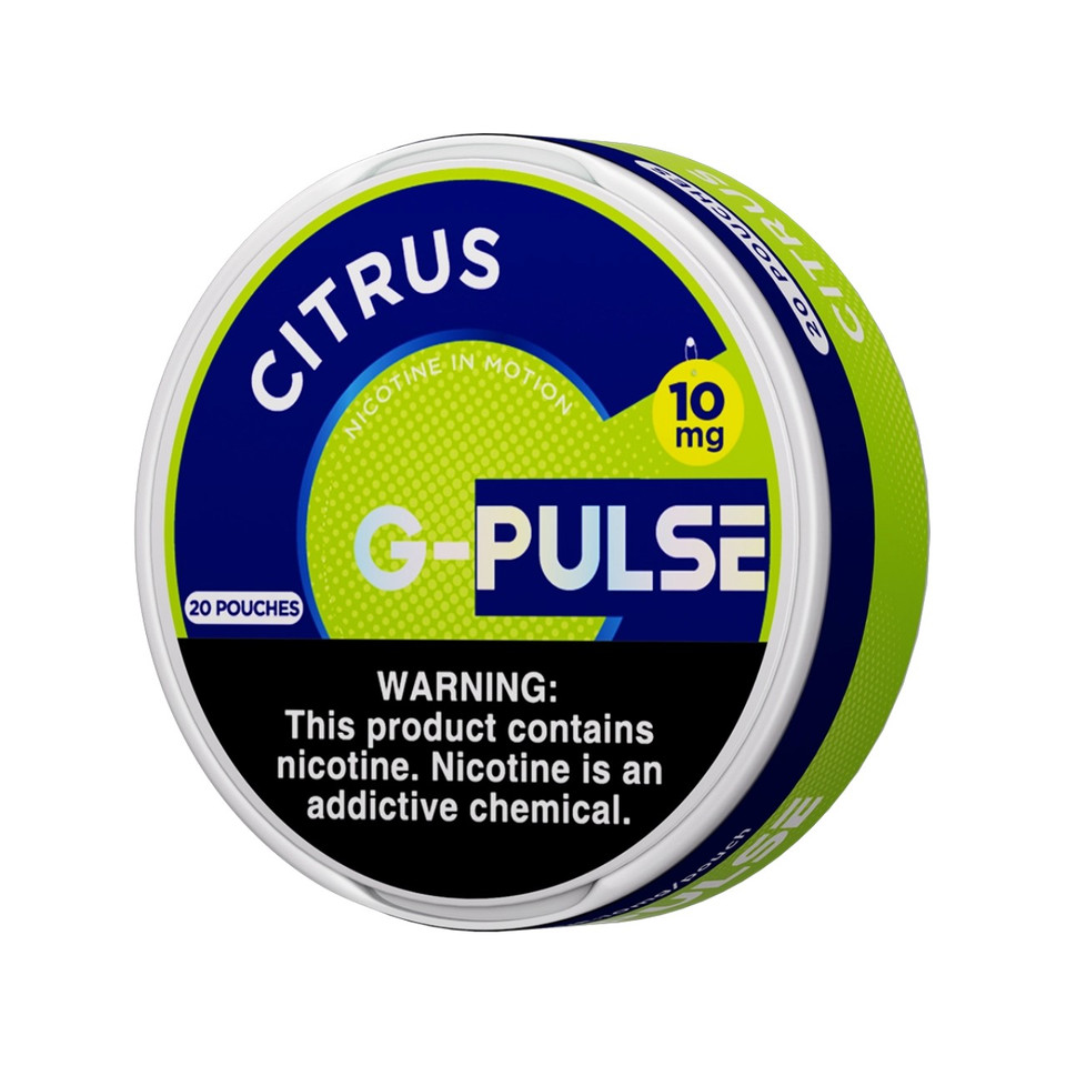G-Pulse Nicotine Pouches - 5PK Citrus - 10MG