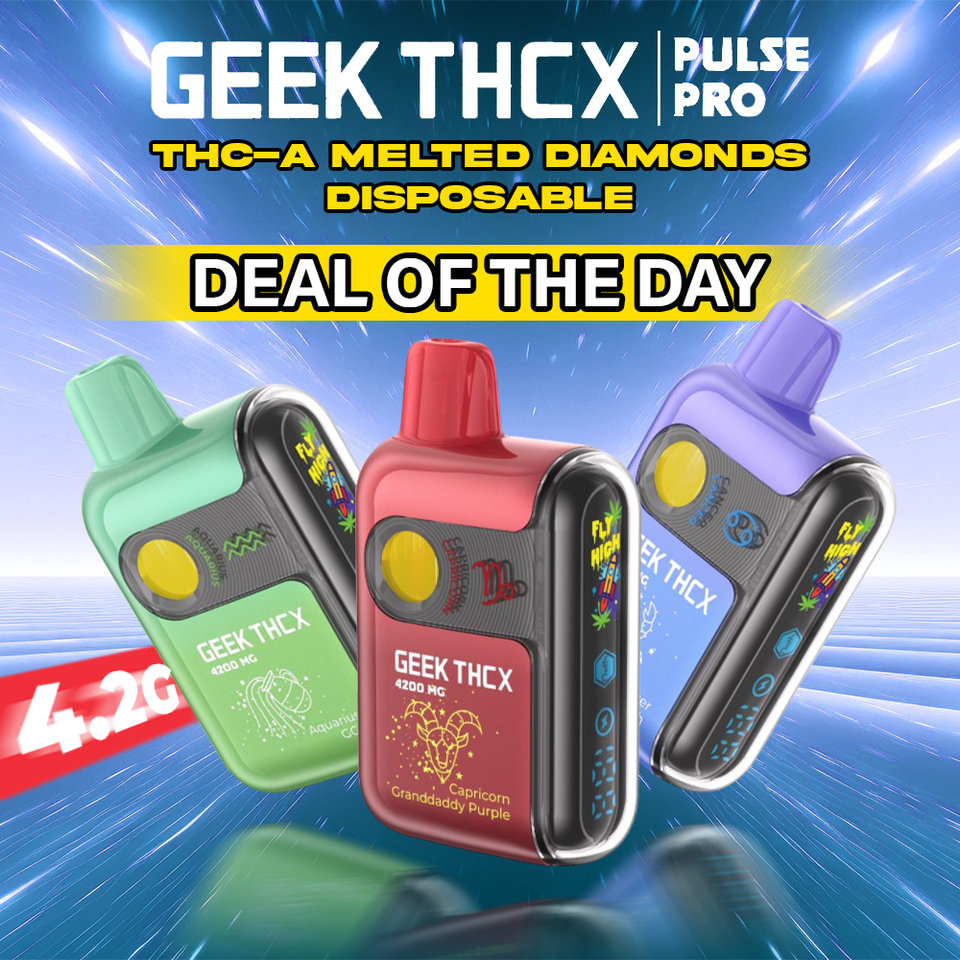 Geek THC-X Pulse Pro THC-A Melted Diamonds Disposable - 4.2G