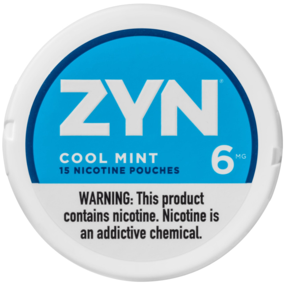 ZYN Nicotine Pouches - 1PK Cool Mint 6MG