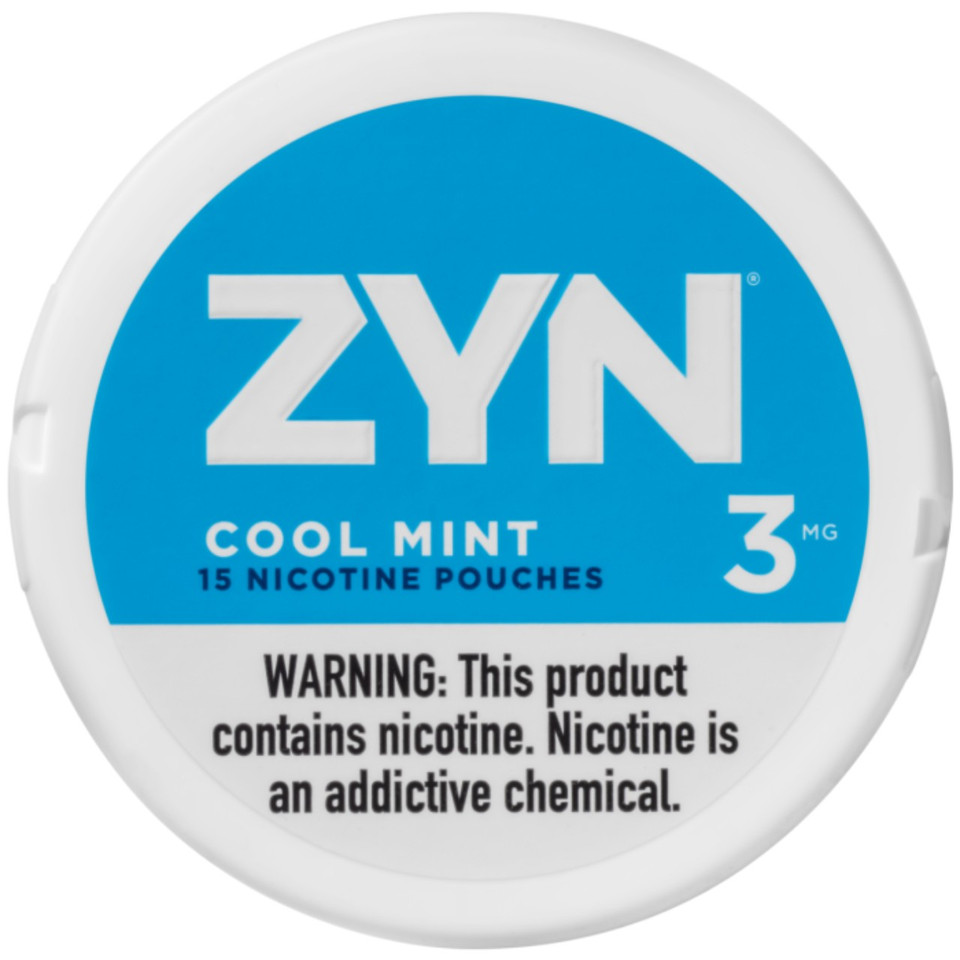 ZYN Nicotine Pouches - 1PK Cool Mint 3MG